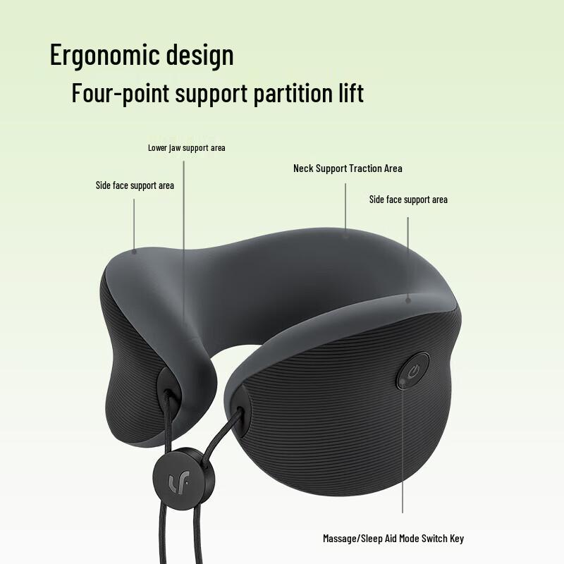 Lefan Cooling Memory Foam U-shaped Neck Massager Pillow