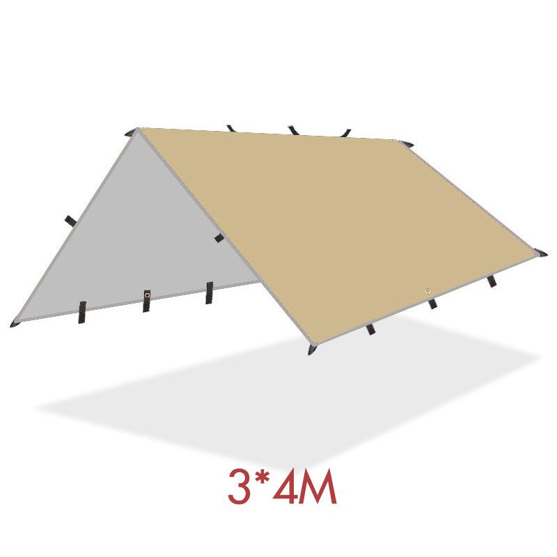 3x3/3x4/3x5M Rainproof Shade Canopy Outdoor Waterproof Tent Shade Umbrella Large Garden Camping Sun Shelter Beach Hammock