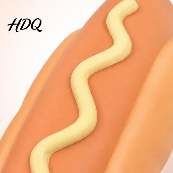 Large Slow Rebound Pinch Toys Giant Hot Dog Squeeze Toy 8.3" Rising Realistic Food Shaped Unique Stress Reliever for Colleagues Soft Ball
