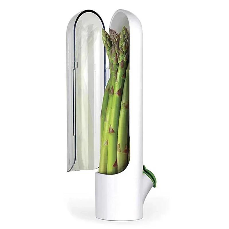 Vanilla Storage Vanilla Fresh Box Vanilla Fresher Cilantro Asparagus Vegetable Fresh Cups Refrigerator Storage1/PC