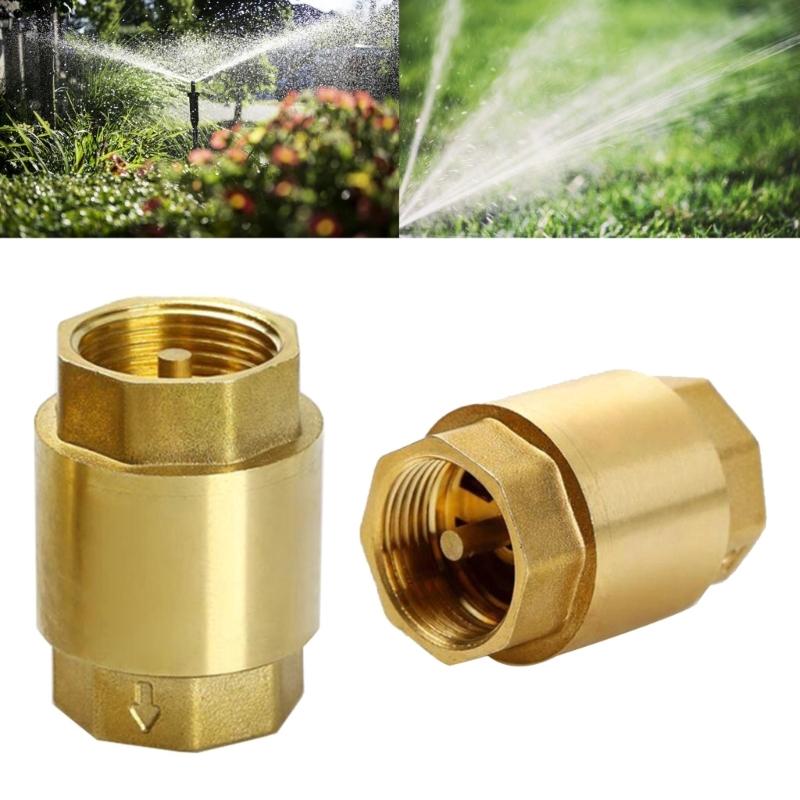 Vielseitige Messing-Rückschlagventile Langlebig 1" Messing-Rückschlagventil Rückflussverhinderer 1 Zoll für Brunnen-Saugschlauch Waschen