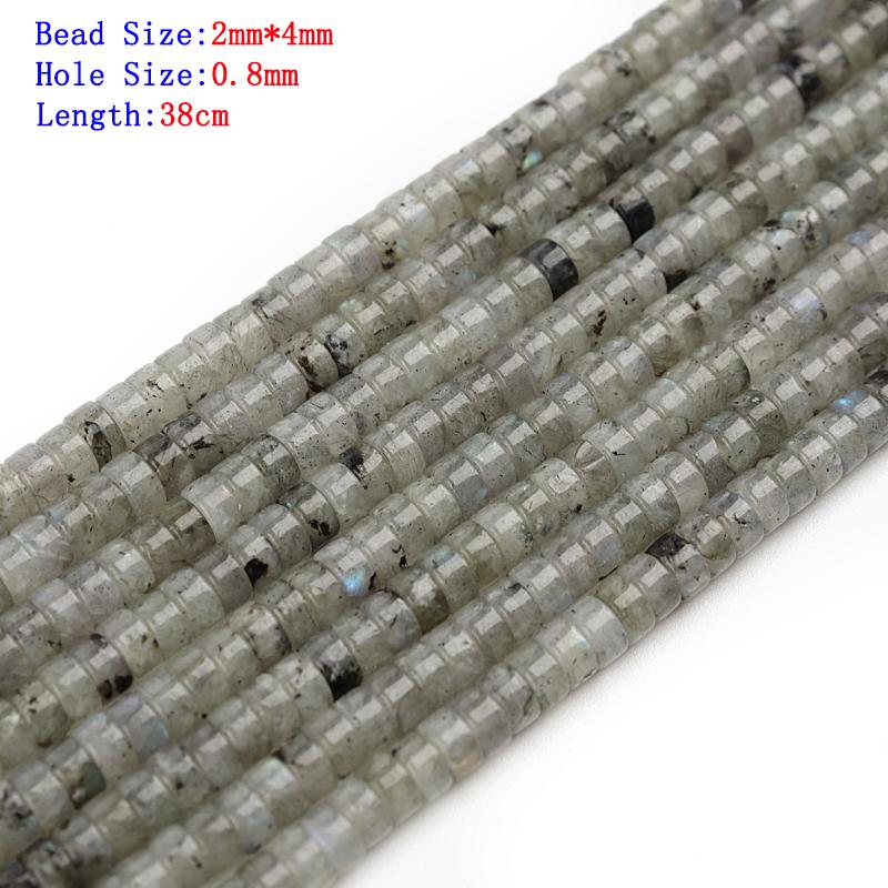 1strand 4/6/8/10mm Natural Stone Flat Beads Druzy Quartz Crystal Loose Spacer DIY Bracelet Necklace Fashion Jewelry