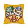 Cartoon Pillowcase Polyester Cushion Cover Decor Pokemoned Throw Pillow Case Cover Home Zipper 45X45Cm