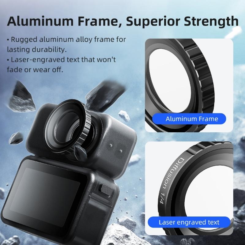 Scratch Resistant Camera Filter CPL/ ND8/ND16/ND32/ND64 Waterproof Clear Opt Glass For Outdoor