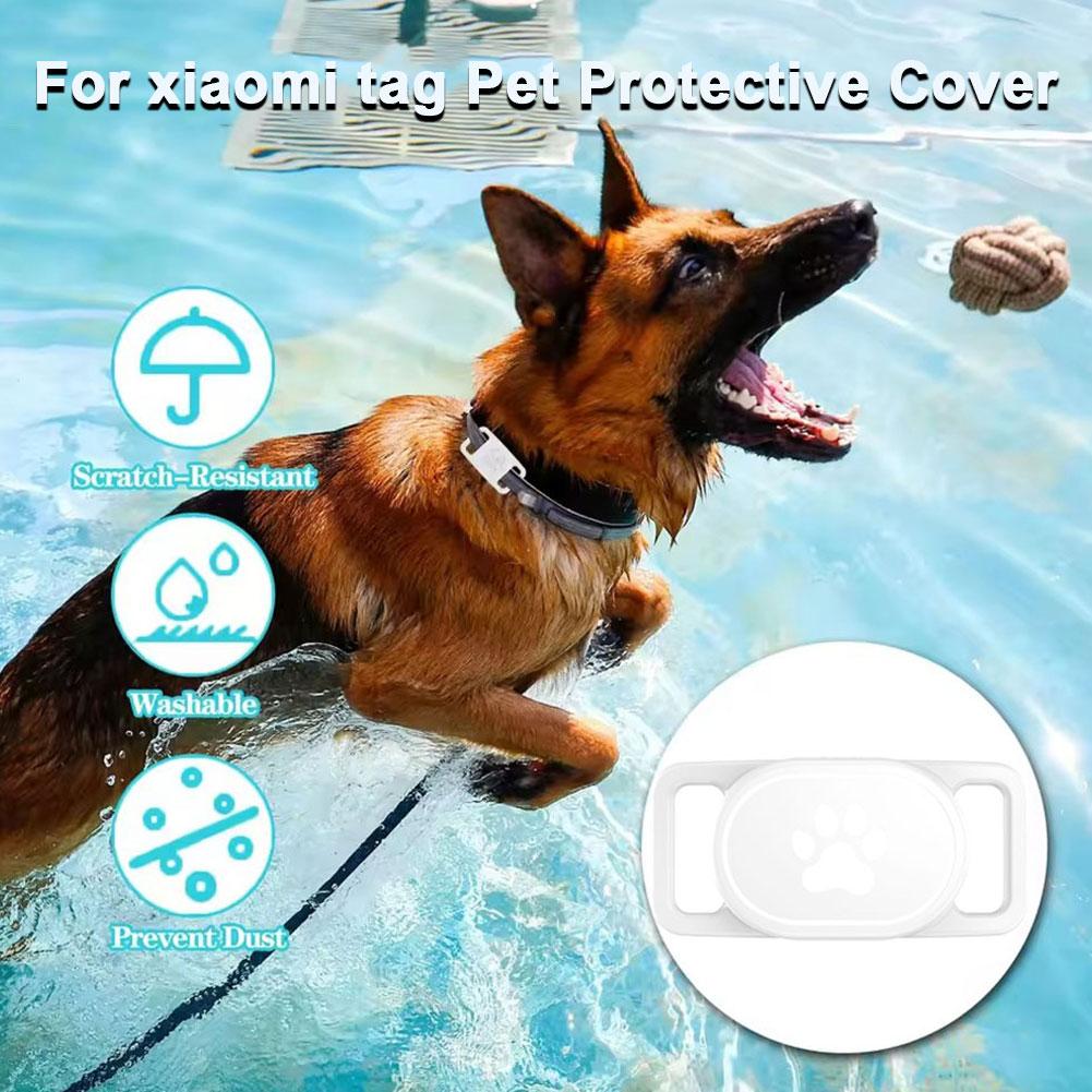 Per Xiaomi Tag Copertura Protettiva per Animali Dispositivo di Posizionamento Anti Smarrimento Copertura Protettiva Impermeabile in Silicone per Collare di Animali