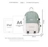 Japanese Waterproof Oxford Cloth Backpack - Large Capacity, Lightweight, Simple Design for Female College Students