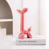 Creative Long Neck Balloon Dog Abstract Ceramic Ornaments Sculpture Study Room Statue Home Office Accessories Decoration Gift