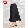 IEF Plus Size Women's Solid A-line Midi Skirt