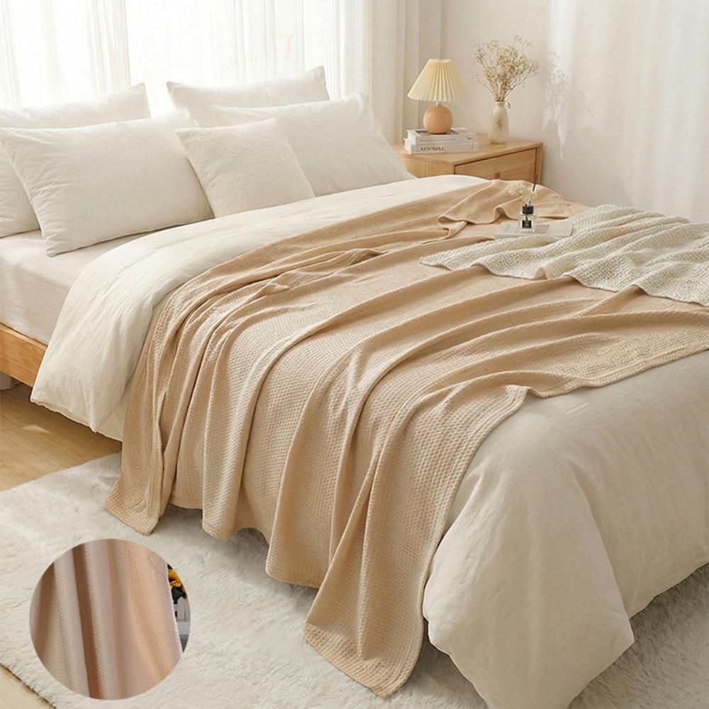 Bamboo Fiber Air-Conditioning Comforters Thin Summer Quilt Simple Summer Cooling Blanket  Bedroom