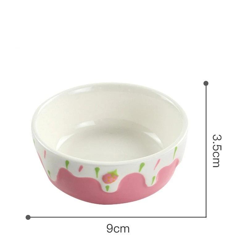 

Миска для корма хомяка, кормушка для кролика, миска для воды, керамическая посуда для мелких животных, керамическая миска для домашних животных, миска для кормления морских свинок, принадлежности