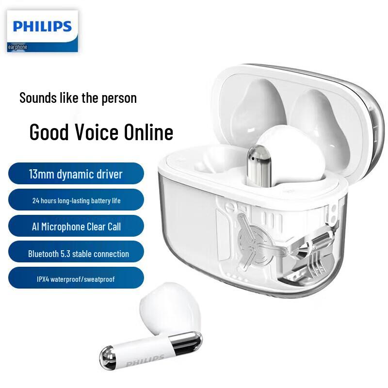 

Philips TAT1168 True Wireless Bluetooth Sports Earbuds