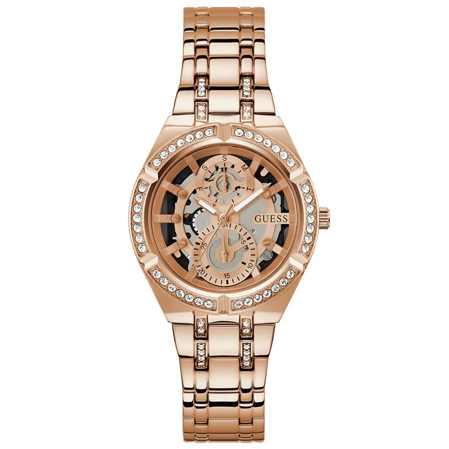 

Guess Rose Gold Stainless Steel Ladies Quartz Watch - GW0604L3