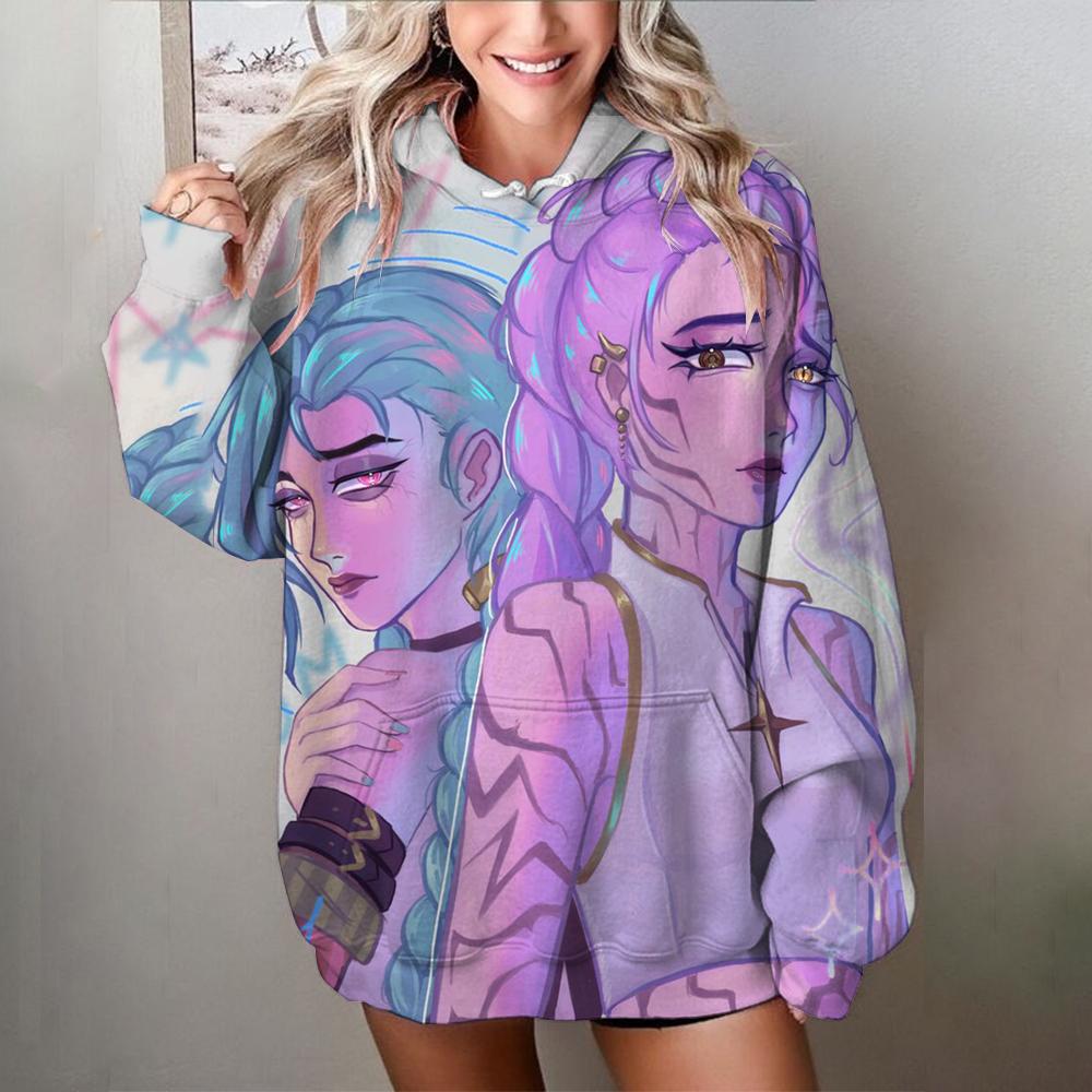 Women's Hoodie KPop Demon Hunters Sweatshirt Hood Casual Personalized Street Wear Vacation Wearing