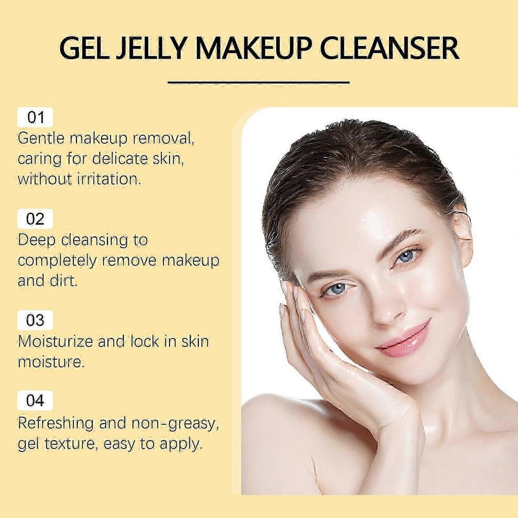 3PC Turmeric Cleansing Gel Cleansing Makeup Face Gentle Cleansing Moisturizing