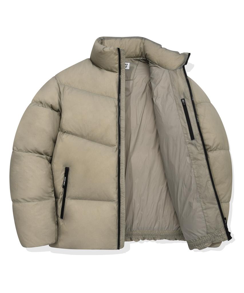 Wacky Willy Nylon Down Jumper Beige