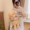 Poodle Backpack Plush Bag Soft Dolls Animals Dog Travel Fashion Decor Birthday Hallowmas Presents for Baby Girls Gifts
