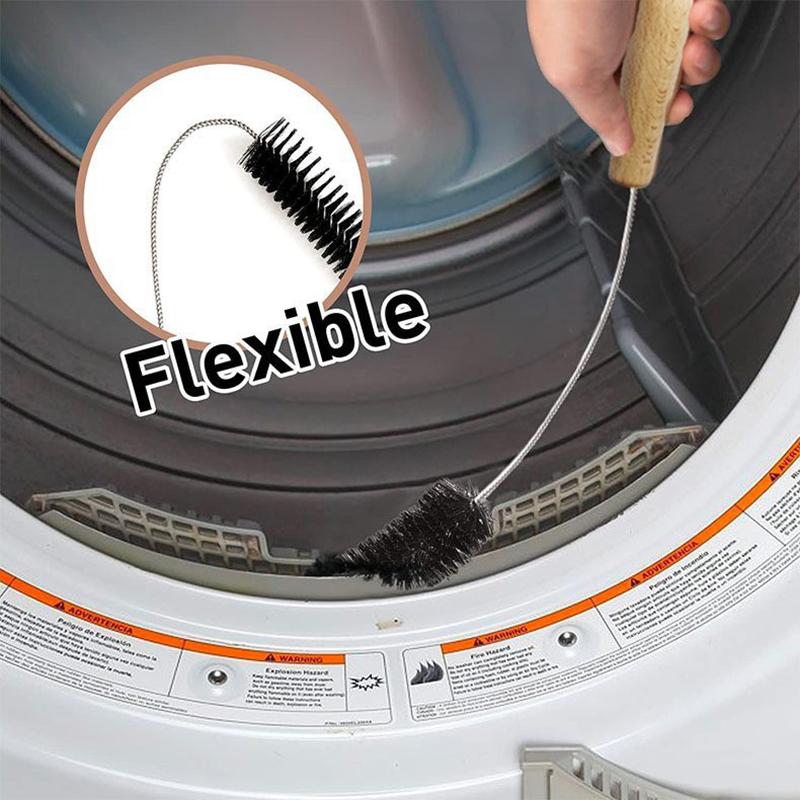 73Cm Radiator Cleaner Brush Multi-Purpose Bendable Long Thin Cleaner Duster Washing Machine Cleaning Tool Dryer Duct Brush