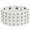 DIEZI Punk Vintage Gothic Goth Men Wrap Bracelet For Women Harajuku Black PU Leather Rivet Charm Bracelet Bangles Jewelry