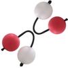 Orff Percussion Instruments Rhythm Sandballs Colorful Double-Ball Sand Shakers African Drum Ensemble Cajón Drum Accompaniment Sandballs