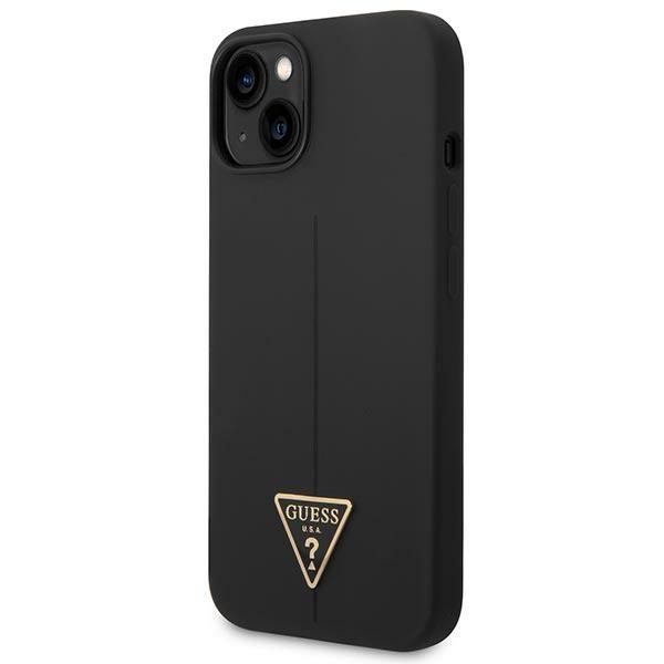 Guess Guhcp14Msltgk Iphone 14 Plus / 15 Plus 6.7 Czarny/Black Hardcase Silicone Triangle