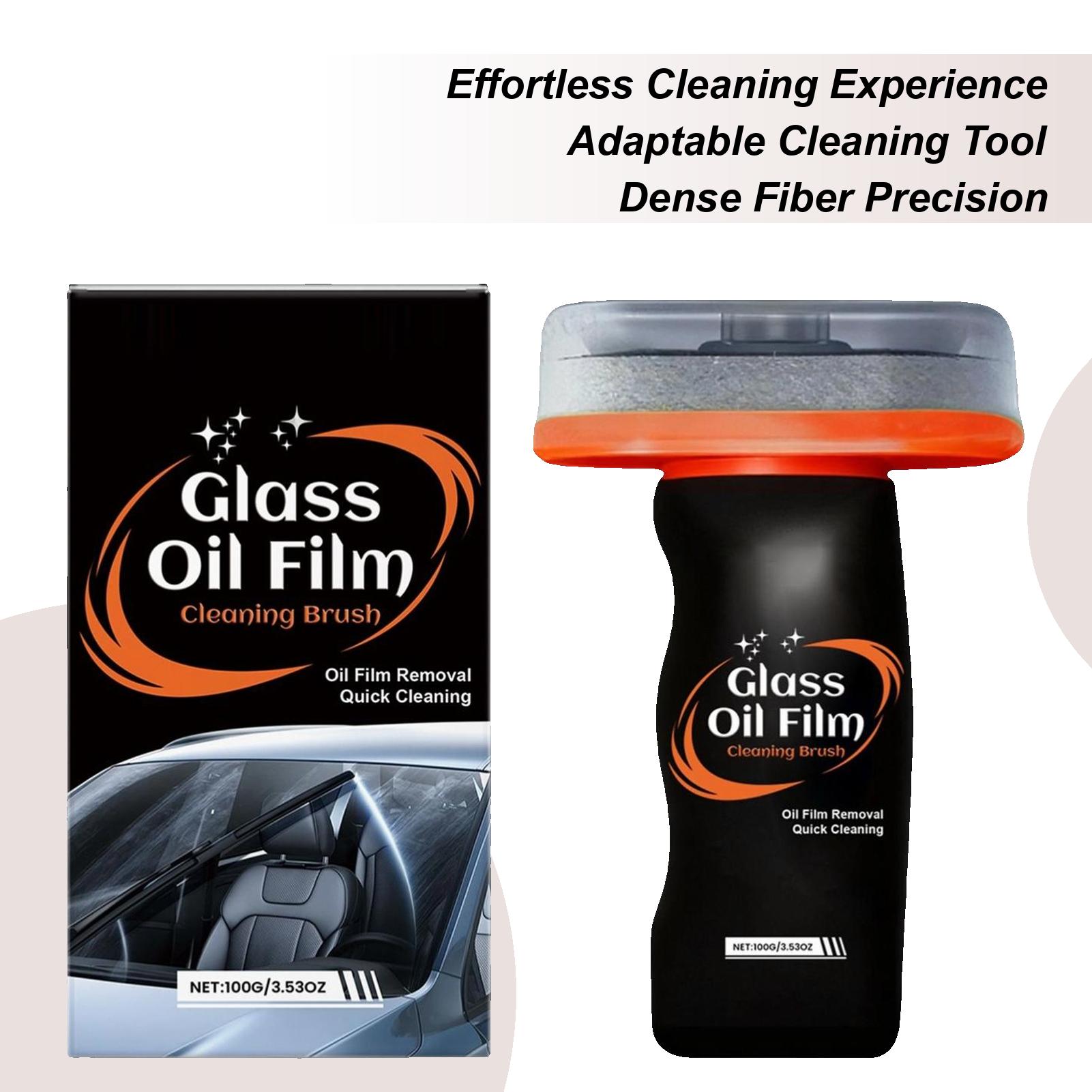Glass Oil Film Cleaning Brush 100g Powerful Scrubber Glass Cleaning Board For Automotive Interior Windshield Glass CN