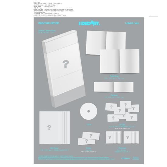 IDID 1. Mini Album ?- megcsináltam (megcsináltam. Ver.) - Kiadás dátuma    2025-09-15