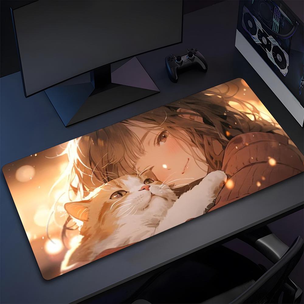 Cute Anime Girl Mouse Pad High Quality Natural Rubber Mouse Pad The Most Professional Washable Laptop Mouse Pad