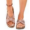 Women's Floral Platform Sandals Summer Beach Slide Sandals Slip On Comfortable Footbed Lightweight Casual Footwear for Outdoor Use