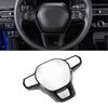 Steering Wheel Border Panel Cover Trim For Honda Civic 11th -23 Bright Black