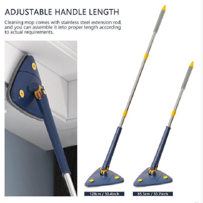 Eco-friendly Chenille Flat Mop For Hardwood Floors Stainless Steel Handle