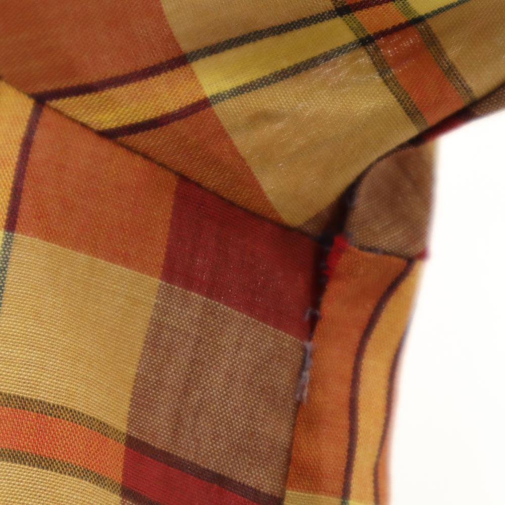 Sears 60s Vintage Box Cut Check Pattern Long sleeve shirt L Biggs Men's Used