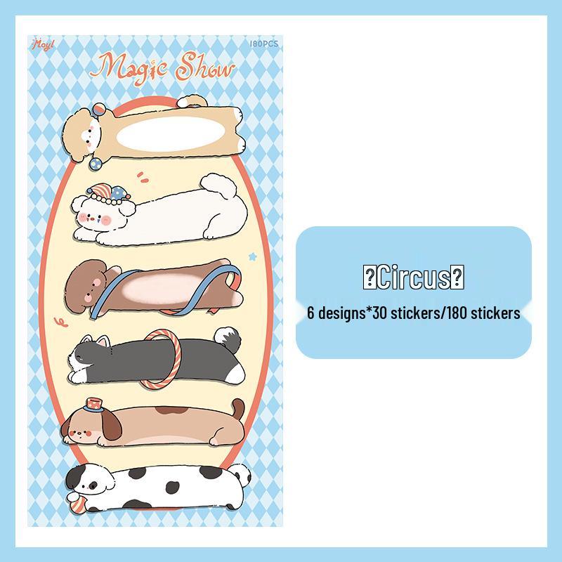 Cute Cat Sticky Notes & Bookmarks: Cartoon Index Markers, Student Classification Tabs, Reusable DIY Stickers