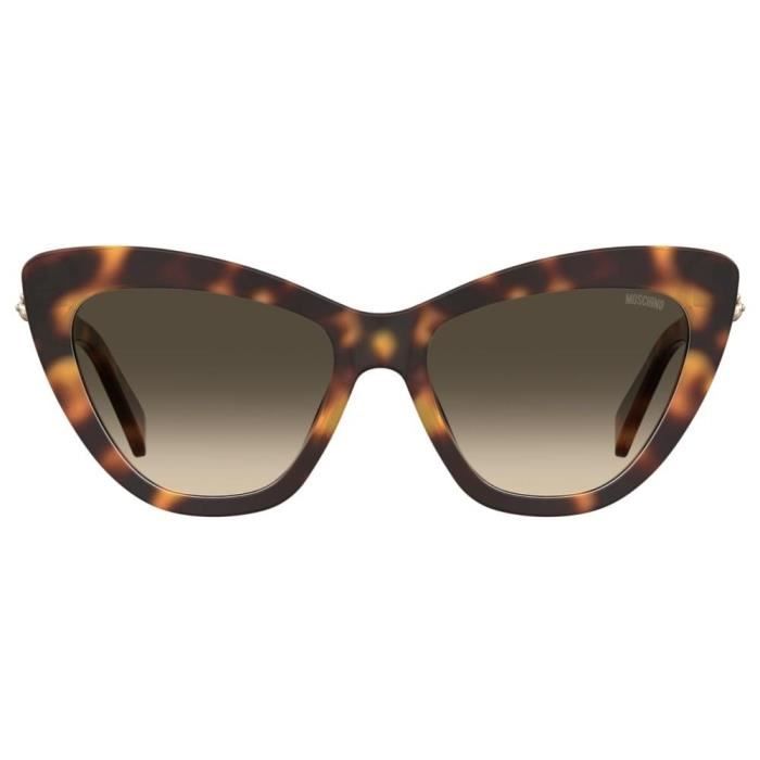 Lunettes de soleil - MOSCHINO - MOS122/S - Acétate - Papillon - Havana/Brown Shaded