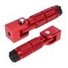 2Pcs Motorcycle Foldable Foot Pegs M8 Antislip Aluminium Alloy Universal for Bikes ATV UTV Go Kart