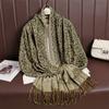 Spring And Autumn Atmosphere Imitation Cashmere Versatile Women'S Scarf Comfortable Shawl Temperament Cashew Jacquard Shawl