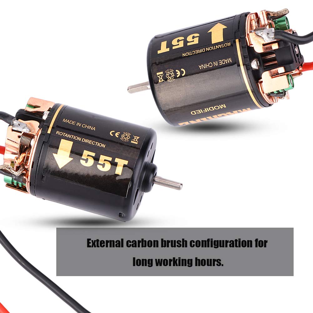 Climbing car model, car model accessories 540 brushless motor 35T 45T 55T RC model car, large truck for mountain bike (55T)