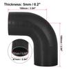 X AUTOHAUX Silicone Hose, Silicone Pipe, Radiator Hose, Elbow 90 Degree, Inner Diameter 2.2