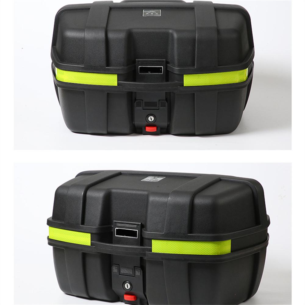 Universal 52L Motorcycle Scooter Rear Box Tail Luggage Storage Large Case 56cm X 43cm X 32cm
