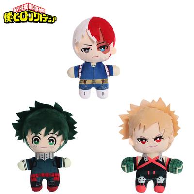 15/23cm Anime My Hero Academia Peluches Dessin Animé lzuku Midoriya Katsuki Bakugou Shouto Todoroki Poupées en Peluche Cadeaux pour Enfants