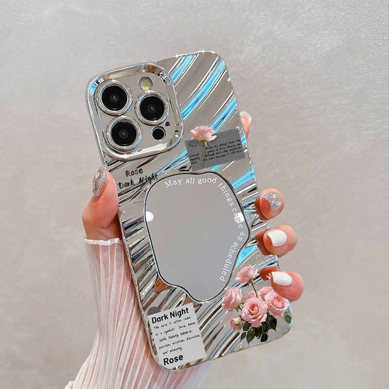 

Чехол-зеркало для макияжа для iPhone 11 13 16 Pro Max iPhone 14 15 12 13 Pro Max 16 Plus 13 Pro Samsung A55 A54 A15 A12 A52S A34 A14 A30S A53 A52 A50 iPhone16 Pro Max