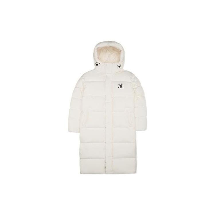MLB Down Jackets Unisex Cream Hooded Moderate Other 3ADJEC926-50CRS L