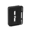 Haoge PQR-60L 60mm Universal QR Camera Body Quick Release Plate with Fixed Lip Flange for Arca Swiss Standard Tripod Ball Head Clamp