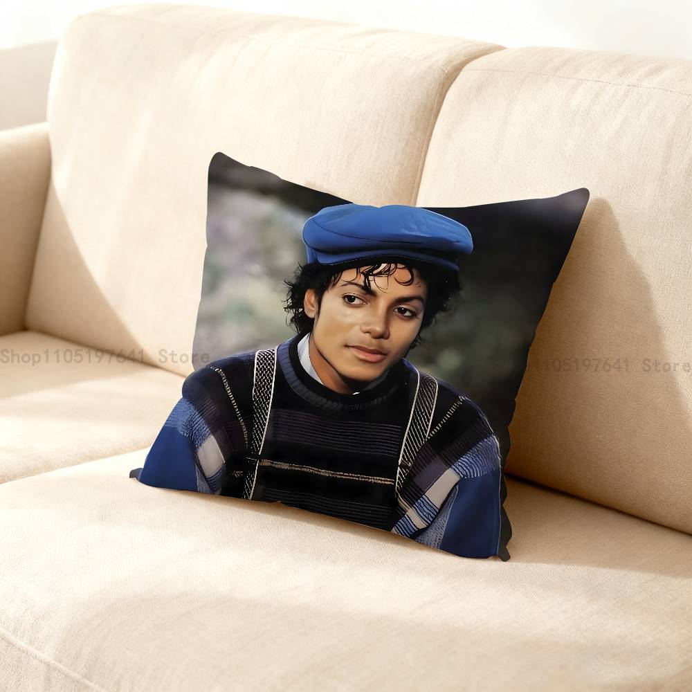 M-Michael Singer J-Jacksons Anime Celebrity Merchandise All-Match Printed Pillow Case Sofa Car Office Room Decoration Protector