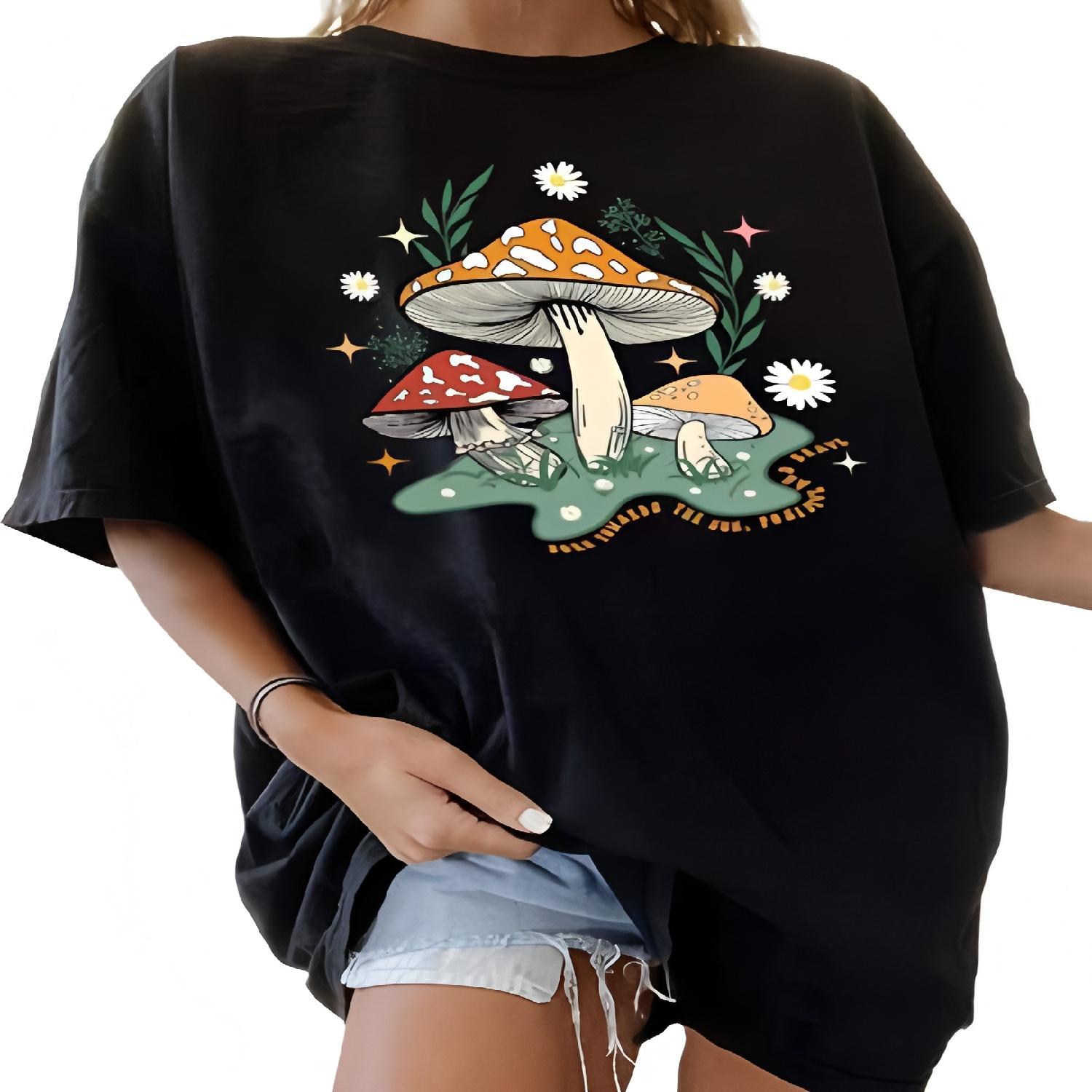 

Summer Clothing Y2K MTV Women s Graphic T-Shirt Soft Casual Version Retro Machine Washable Spring And Summer XXXXXL