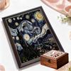 Crystal Pearl Painting 5D DIY Frame Decoration Painting The Night Sky Home Wall Decoration Transparent Pearl Gemstone Painting Picture Art Crafts