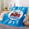 Silkeborg Sports Association  Print Flannel Blanket, High quality Comfortable for All Seasons, Home Decor, Warmth and Comfort