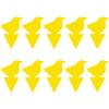 10Pcs Sticky Traps Fruit Fly Trap Yellow Sticky Bug Trap for Indoor Outdoor Use Insect Pest Control Garden Strong Glue Plant