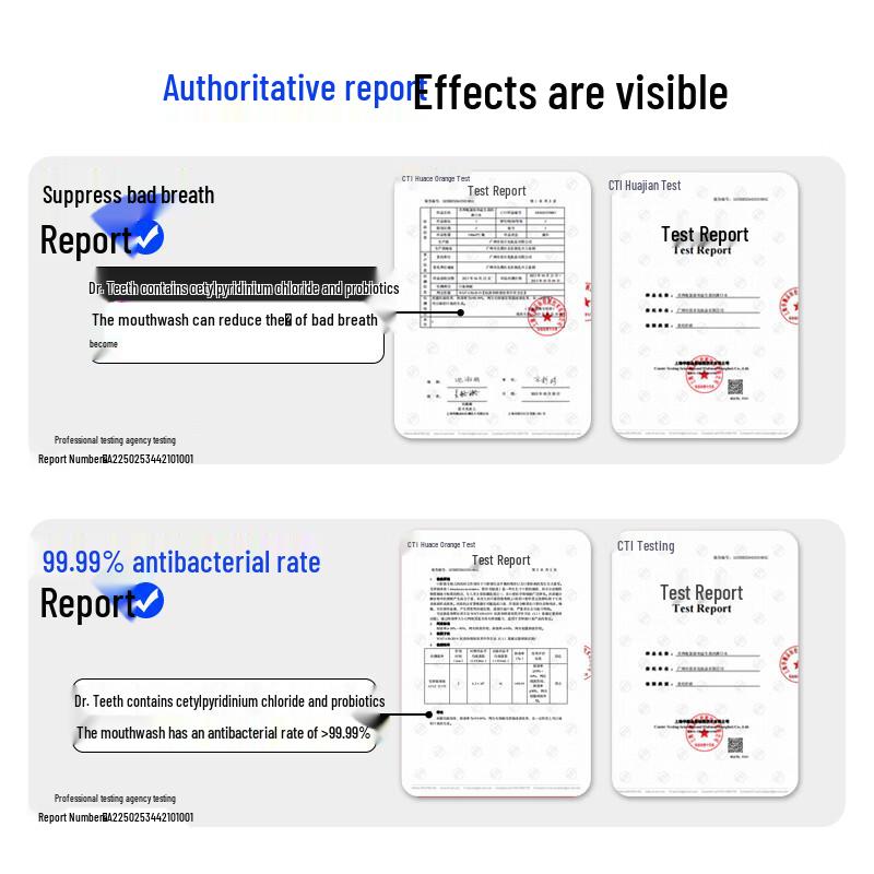 Dr. Dentist Probiotic Gum Protection Whitening Mouthwash