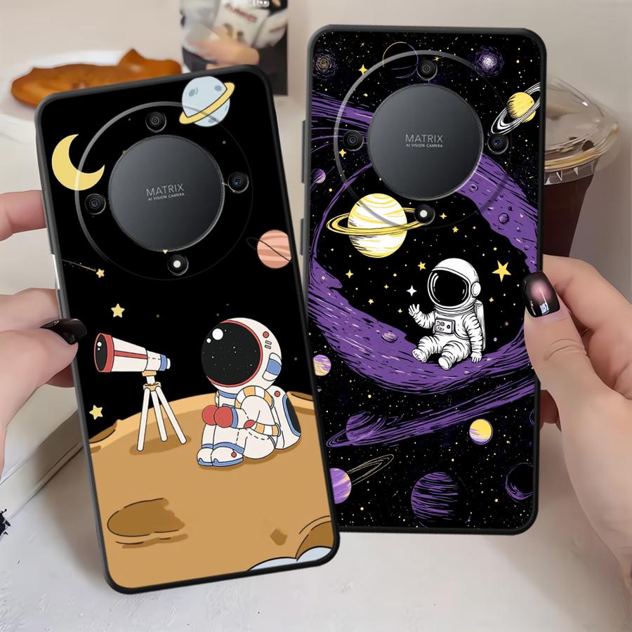 Hülle für Honor X9a X7 90 8X 70 X8 200 400 Lite X5b X6 Magic5Lite Funda Handyhülle Cartoon-Astronaut