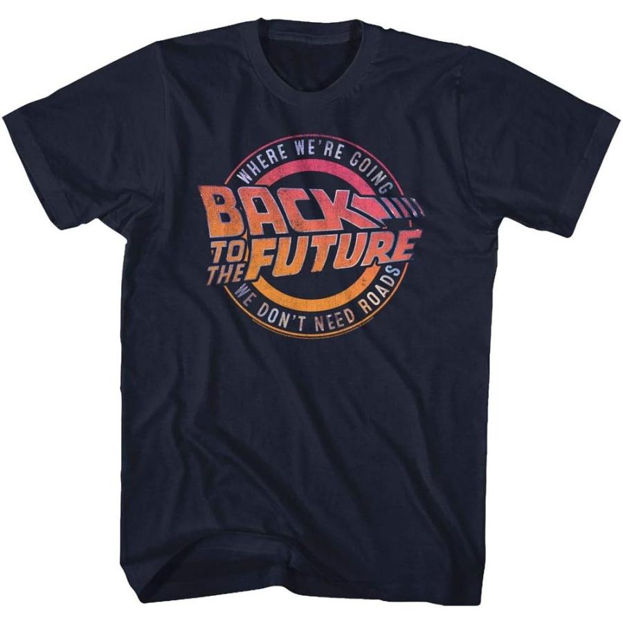 Back to The Future Where We re Going We Don t Need Roads Navy T-Shirt XXXXXL разноцветный